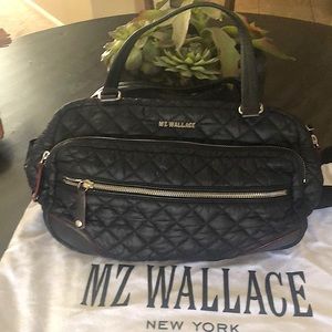 MZ Wallace black quilted crossbody